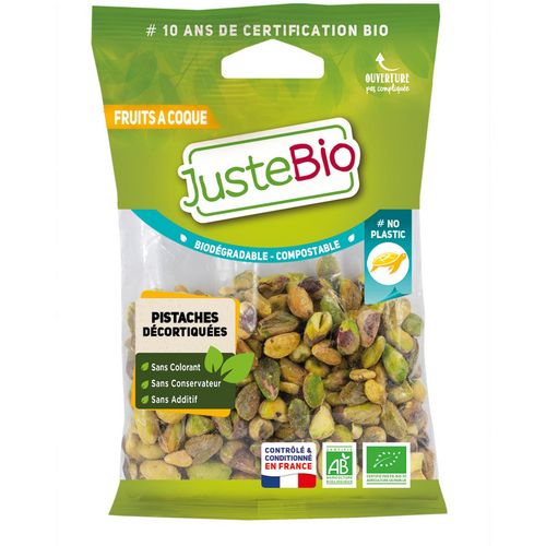 PISTACHE VERTE SANS COQUE NON SALEE BIO