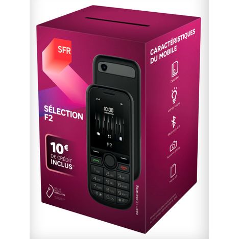Pack Prépayé SFR avec Mobile Sélection F2 et carte SIM SFR pas cher à ...