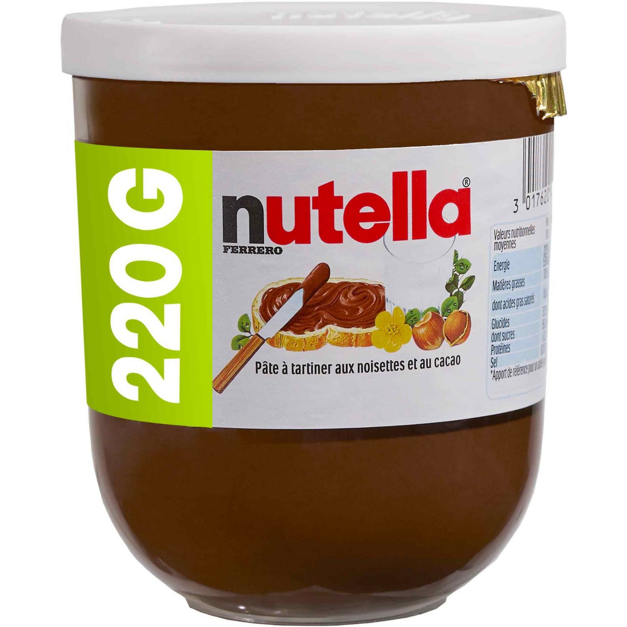 NUTELLA Pâte à tartiner aux noisettes 1kg pas cher 