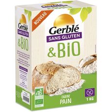 GERBLE Gerblé Farine pour pain bio sans gluten 1kg 1kg
