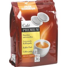 CAFE PREMIUM Dosettes souples café sélection 36 dosettes