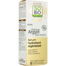 SO BIO ETIC Sérum hydratant régénérant à l'huile d'argan peaux matures 30ml