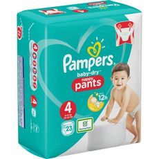 PAMPERS Pampers baby dry pants 9/15kg x23 taille 4