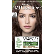 NATURANOVE Naturanove Coloration permanente sans ammoniaque 5,35 moka gourmand 3 produits 1 kit