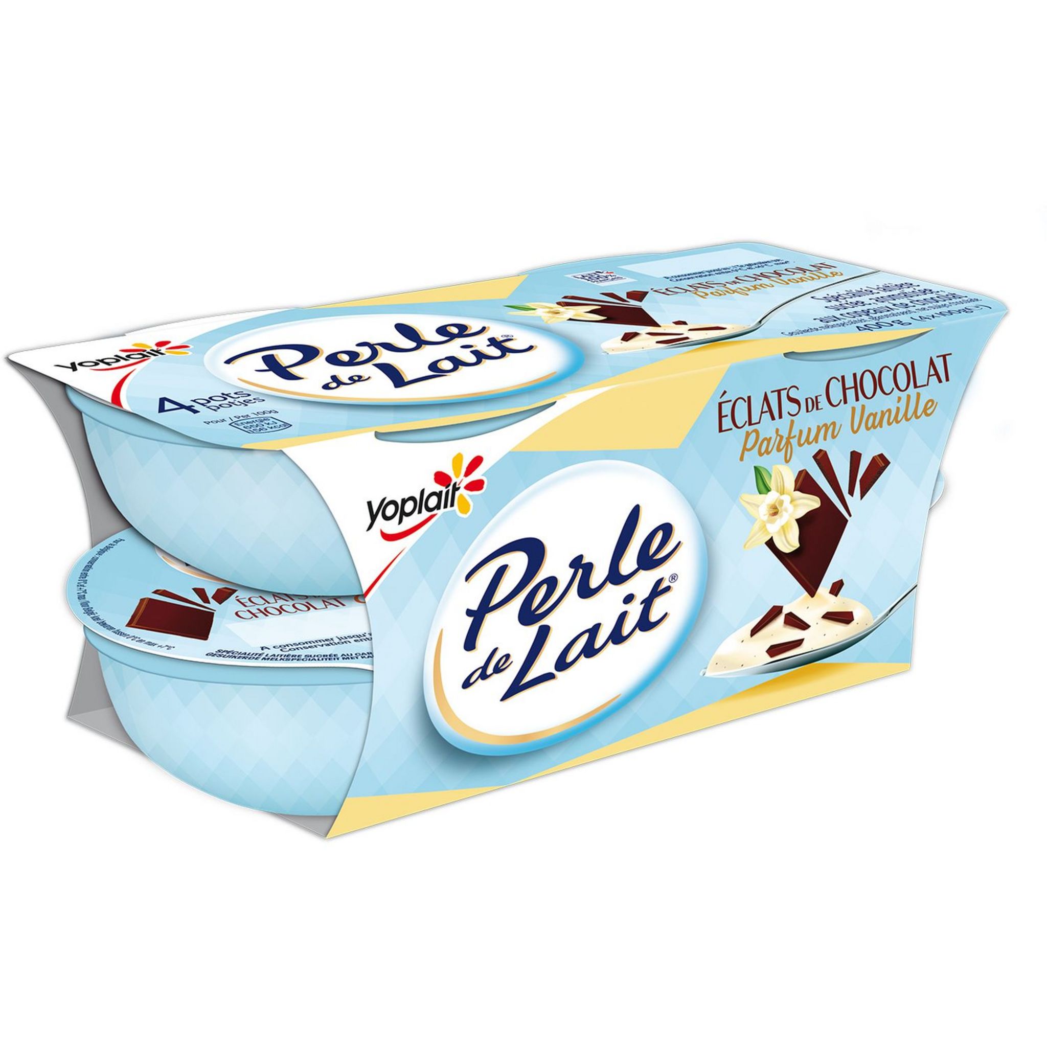 Yaourt Perle de Lait Chocolat X 4 Yoplait - Super U, Hyper U, U