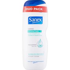 SANEX Dermo Hydrating gel douche peaux normales à sèches 2x750ml