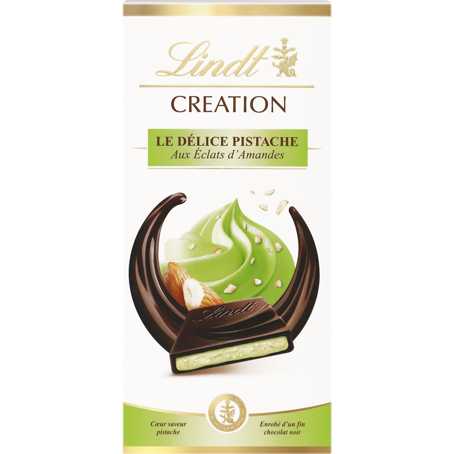 Tablette de chocolat au lait Lindt Classic aux pistaches caramélisées –  Italian Gourmet FR