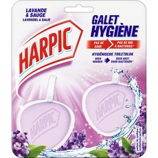 HARPIC Harpic bloc galet hygiène à la lavande - 40g x2