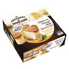 St Amour St Amour Gateau Au Fromage Blanc Coulis Fruits Passion 350g Pas Cher A Prix Auchan