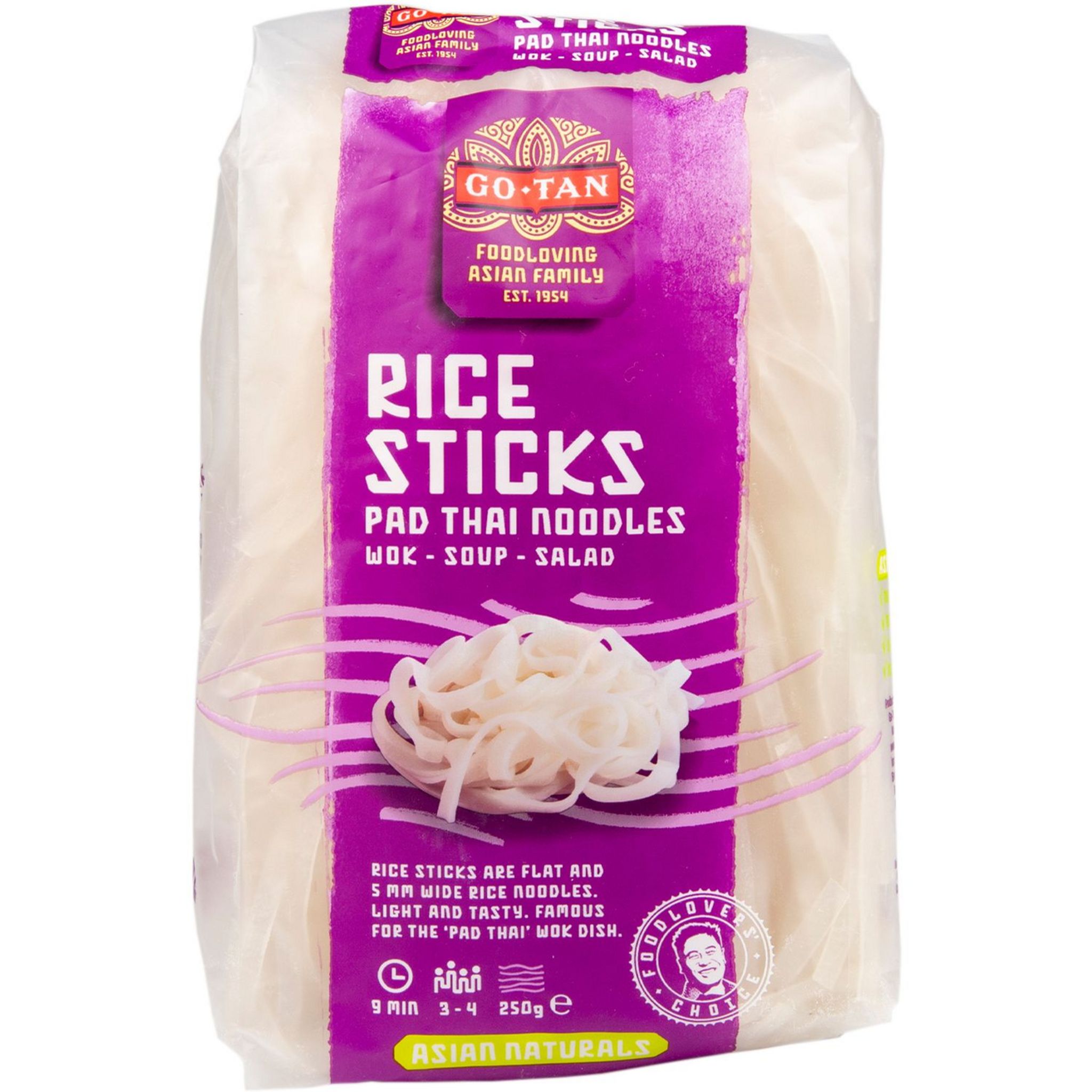 GO TAN Pad thai nouilles de riz 250g pas cher 