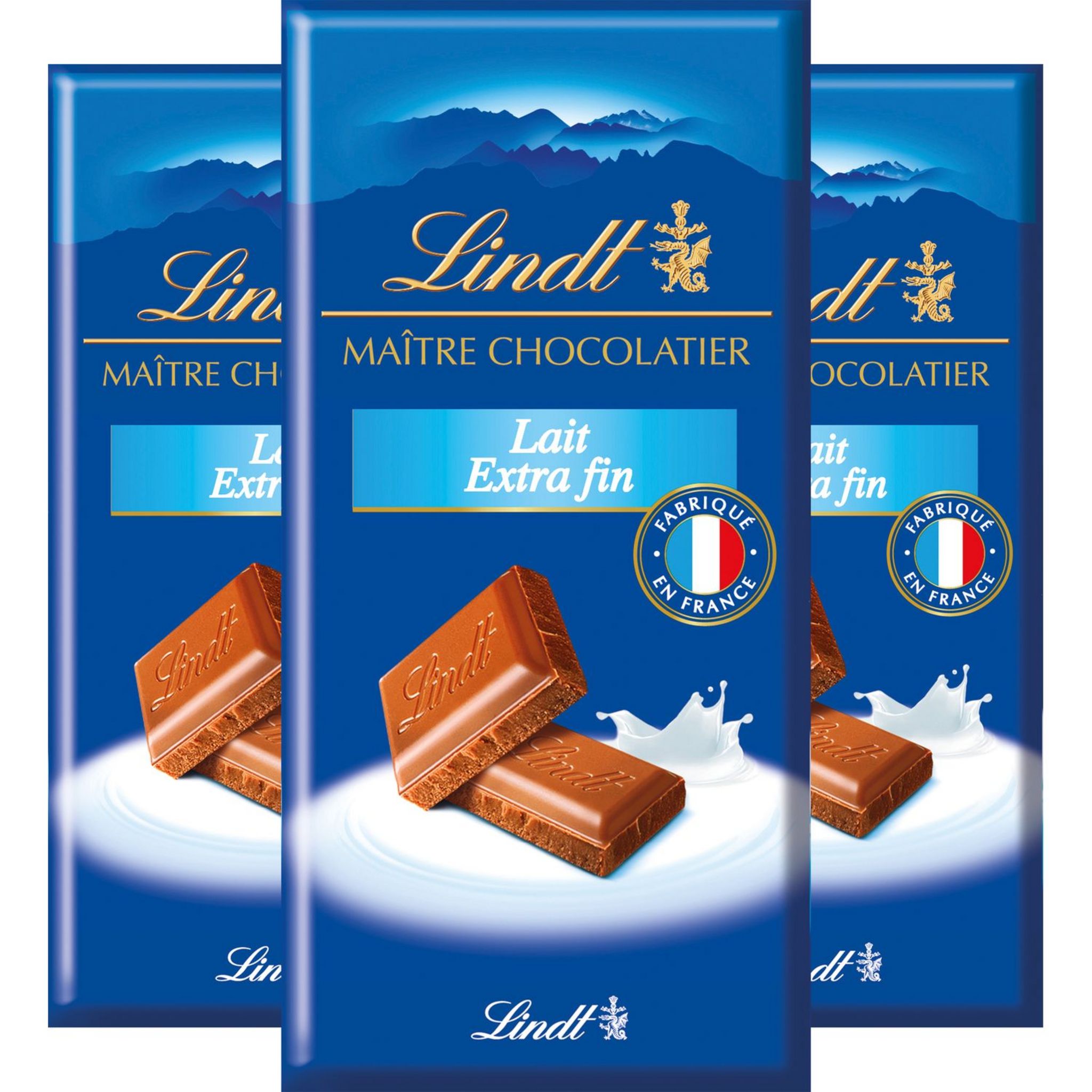 Tablettes chocolat Lindt