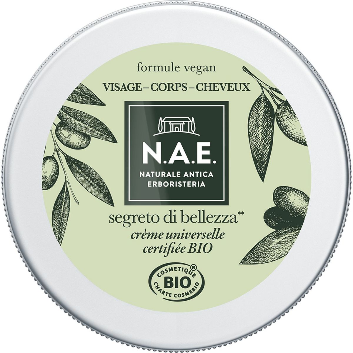 N.a.e crème universelle bio et vegan visage corps cheveux 150ml pas