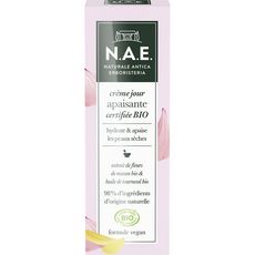 N.A.E Crème de jour apaisante hydrate et apaise les peaux sèches certifiées bio 50ml