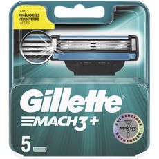GILLETTE Mach 3 + recharges lames de rasoirs 5 recharges
