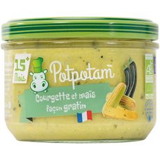 Potpotam Potpotam Petit Pot Courgettes Et Mais Facon Gratin Bio Des 6 Mois 180g 180g Pas Cher A Prix Auchan