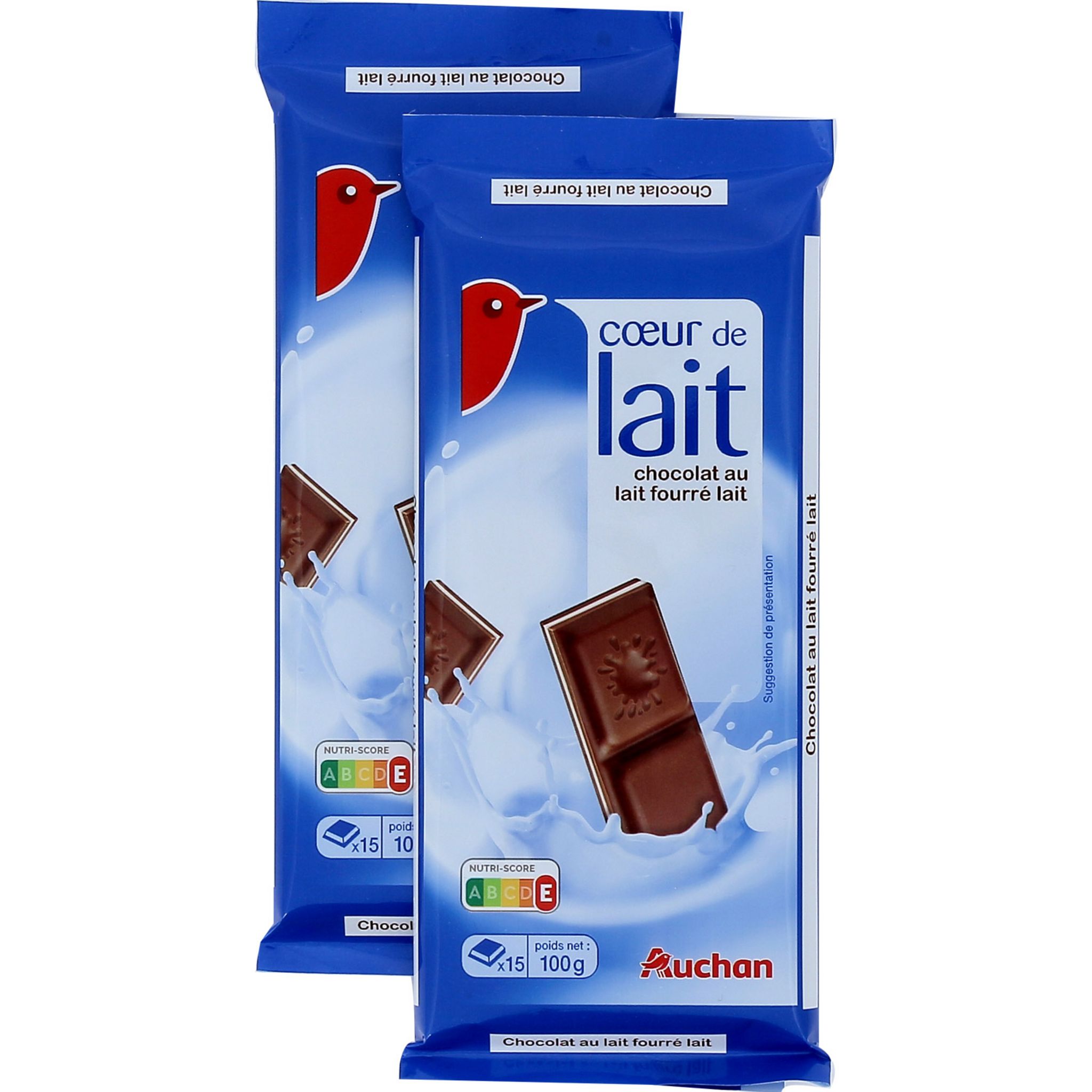 Coeur personnalisé chocolat au lait