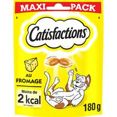 CATISFACTIONS Friandises au fromage maxi pack pour chat 180g