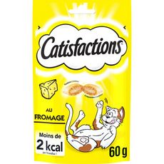 CATISFACTIONS Friandises au fromage pour chat 60g