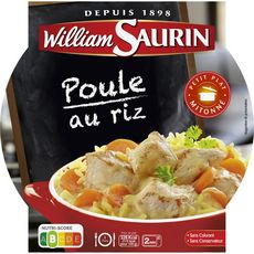 WILLIAM SAURIN William Saurin poule au riz assiette 285g