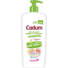 Cadum Gel Douche Enfant Corps Cheveux Amande Douce Bio 750ml Pas Cher A Prix Auchan