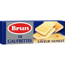 BRUN Gaufrettes saveur vanille 14 biscuits 146g