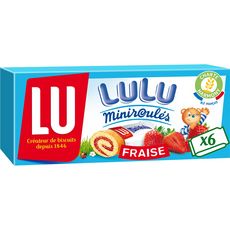 Lu Miniroules L Original Aux Fraises Sachets Individuels 6 Gateaux 150g Pas Cher A Prix Auchan