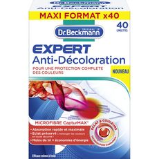 DR BECKMANN Lingettes anti-décoloration 40 lingettes