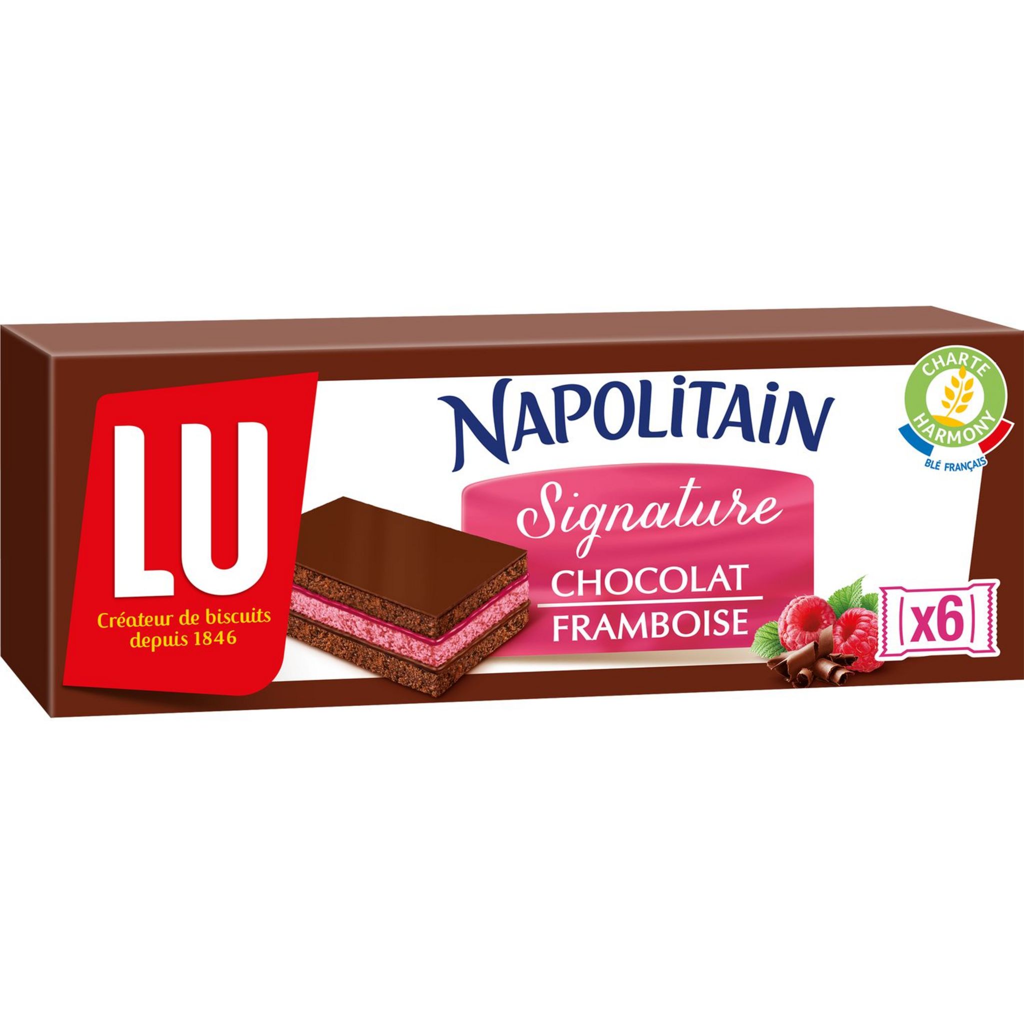 Napolitains framboise chocolat – Lu's pastries