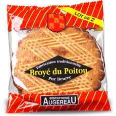 BISCUITERIE AUGEREAU Broyé du Poitou pur beurre Lot de 2 560g