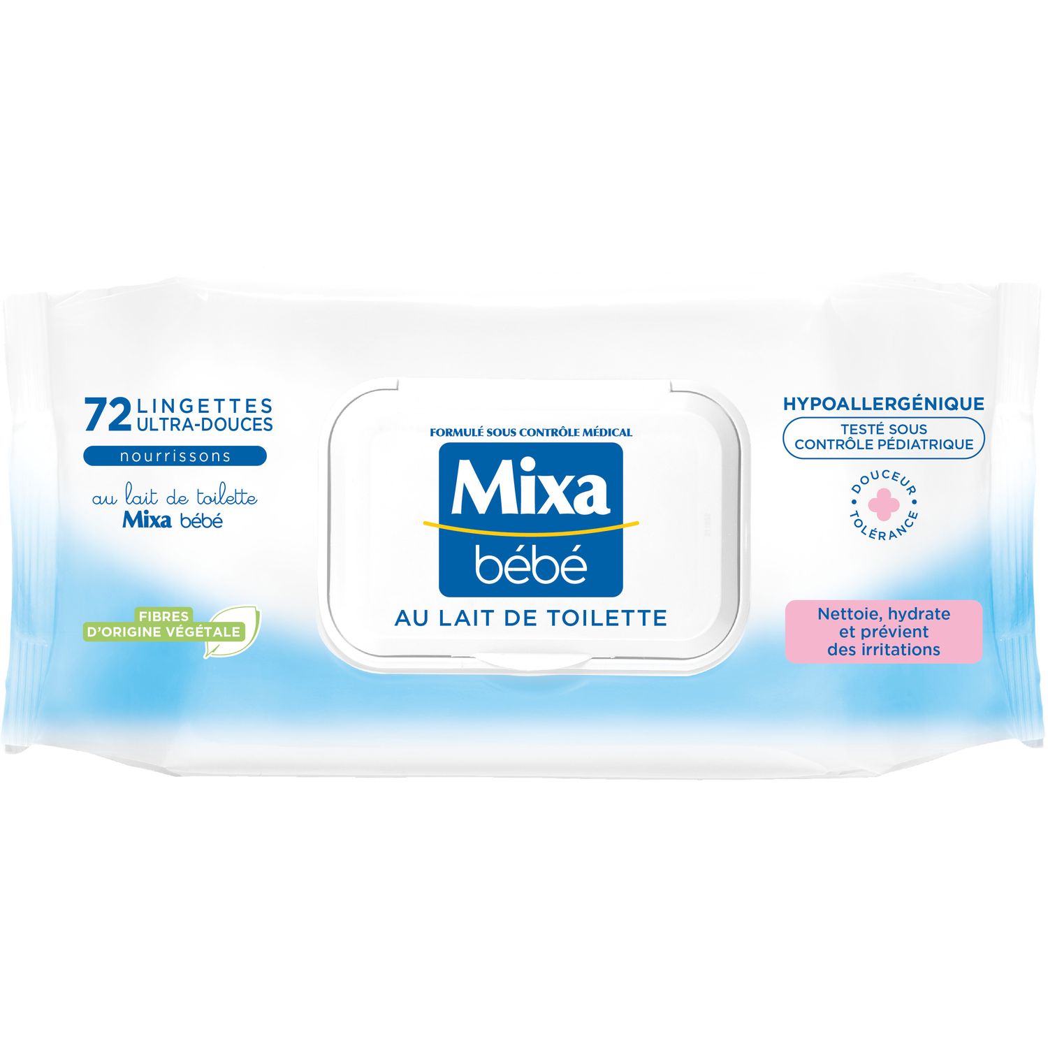 Promo Mixa bébé lingettes chez Auchan Supermarché