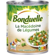 BONDUELLE Macédoine de légumes de France, sans conservateur 530g