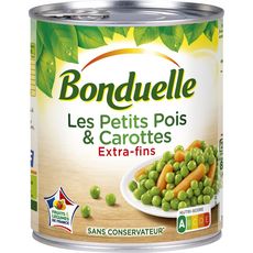 BONDUELLE Bonduelle Petits pois carottes extra fins sans conservateur 530g 530g