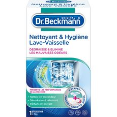 DR BECKMANN Nettoyant & hygiène du lave-vaisselle 1 utilisation 75g