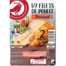 AUCHAN Auchan demi-filet de poulet à la provençale 150g
