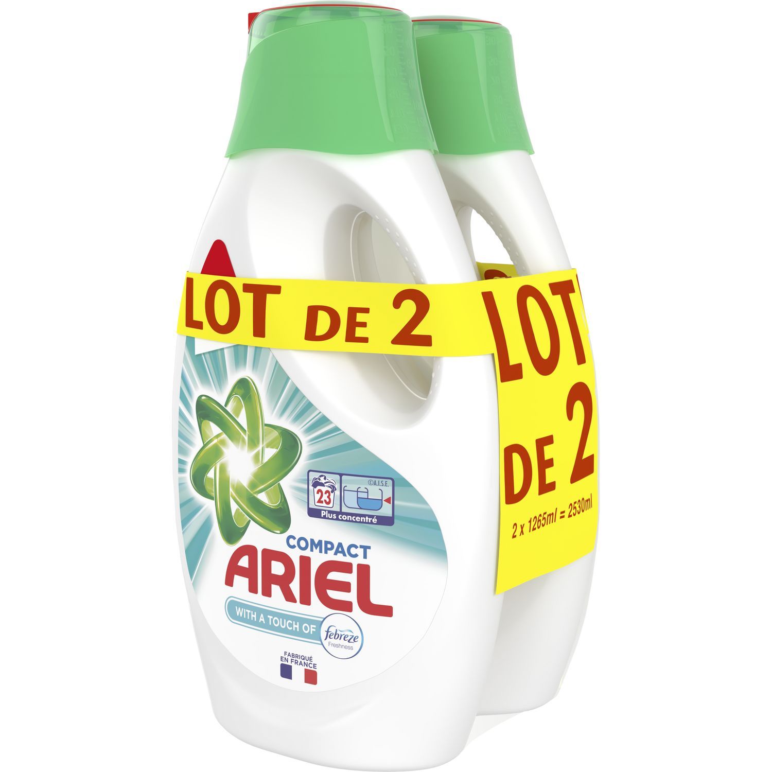 ARIEL LESSIVE LIQUIDE FESH SENSATIONS 23 LAVAGES