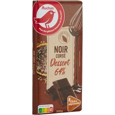 Auchan Tablette De Chocolat Noir Patissier 52 De Cacao Filiere Responsable 1 Piece 0g Pas Cher A Prix Auchan