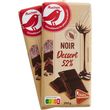 AUCHAN Tablette de chocolat noir pâtissier 52% de cacao Filière responsable 2 pièces 2x200g