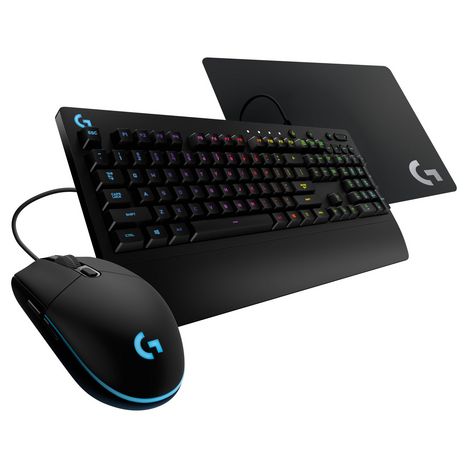 LOGITECH Bundle Gaming Souris G203 + Clavier G213 + Tapis de souris G240  pas cher 