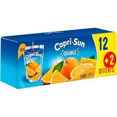 CAPRI-SUN Boisson au jus d'orange poches 12+2 offertes 14x20cl
