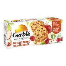 Gerble Biscuits Moelleux Pomme Framboise Sachets Individuels 6 Biscuits 138g Pas Cher A Prix Auchan