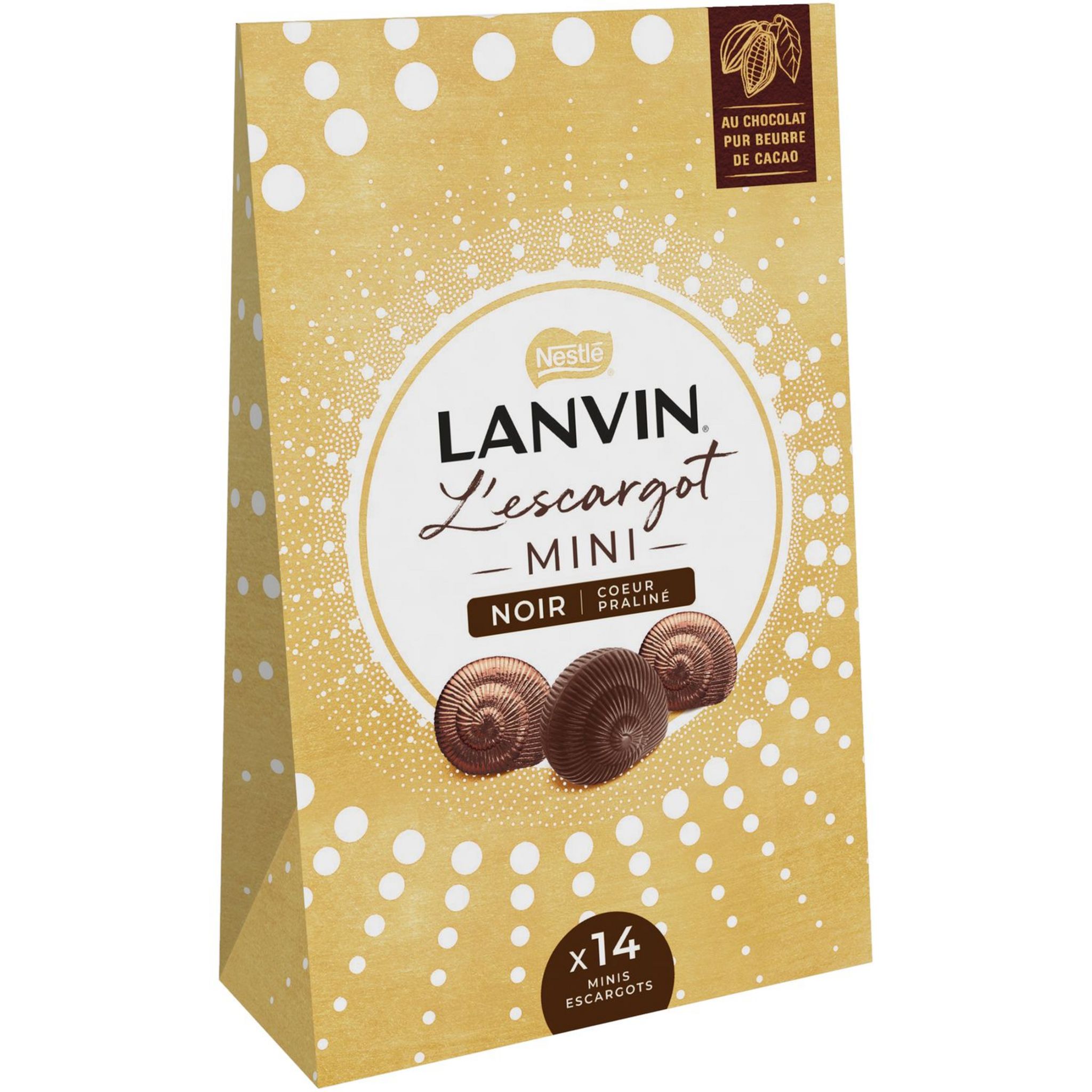 Lanvin L'Escargot Mini Dark Chocolate 140g