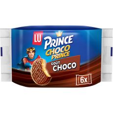 PRINCE Choco biscuits goût tout chocolat, sachets fraîcheur 6 sachets 171g