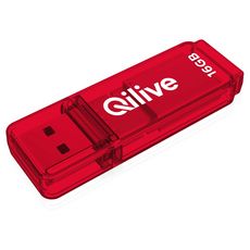 QILIVE Clé USB 16Go 2.0 Q.8391 Rouge