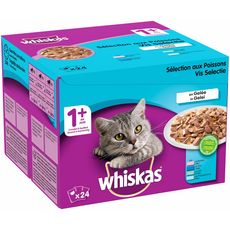 Whiskas Sachets Repas Patee En Sauce Viandes Pour Chat 80x100g Pas Cher A Prix Auchan