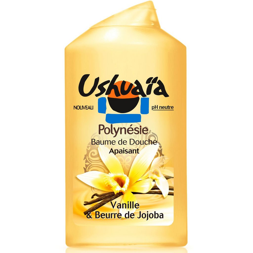 USHUAIA Ushuaia douche Polynésie vanille jojoba 250ml pas cher 
