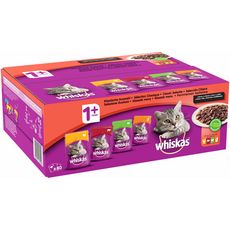 Whiskas Sachets Repas Patee En Sauce Viandes Pour Chat 80x100g Pas Cher A Prix Auchan