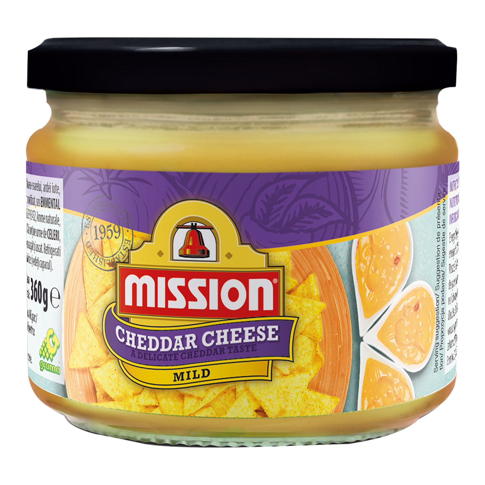 MISSION Mission Sauce cheddar 360g 360g pas cher 