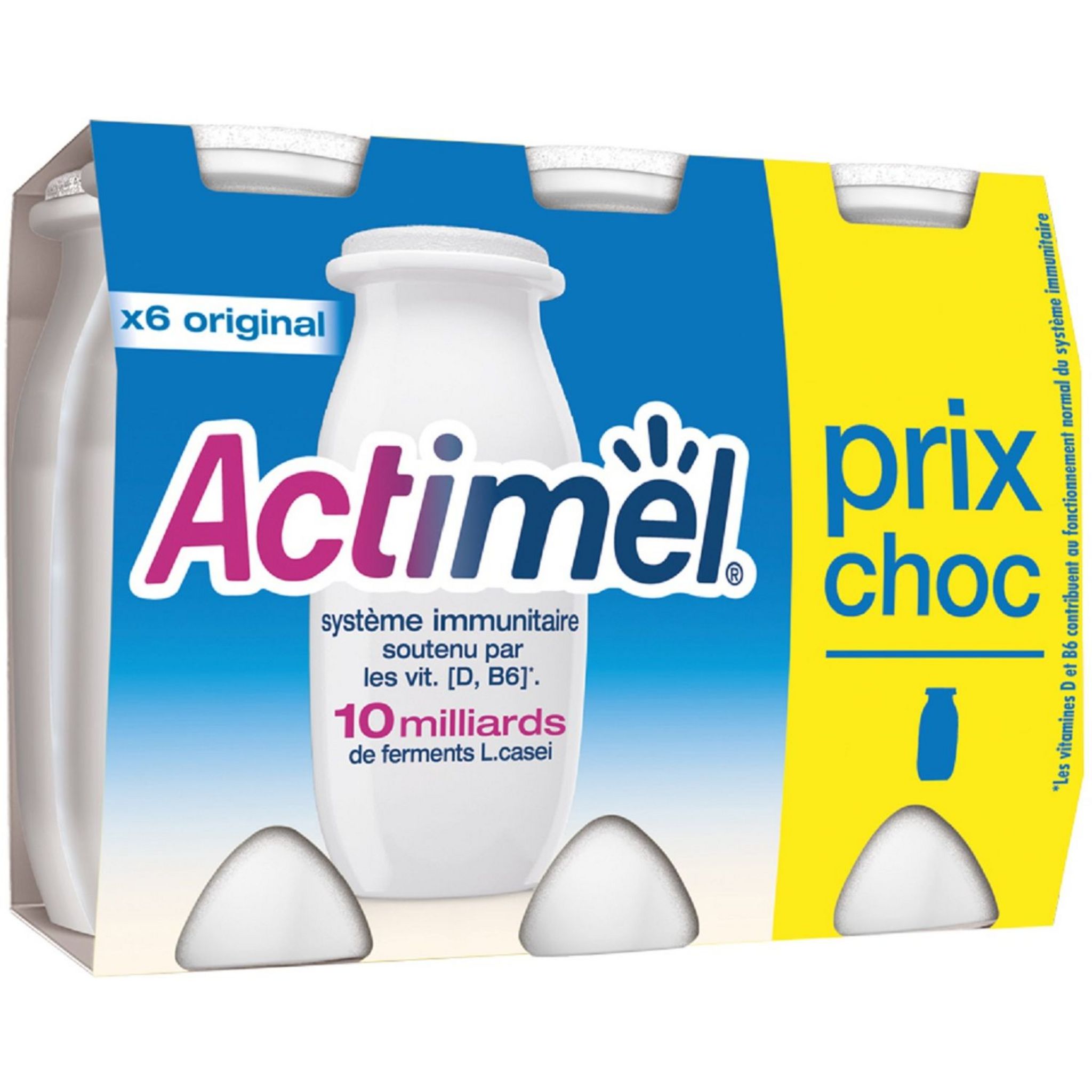 ACTIMEL : Yaourts à boire nature - chronodrive