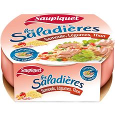 SAUPIQUET Saupiquet saladières semoule légumes thon 160g