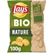 LAY'S Chips bio nature pointe de sel 100g